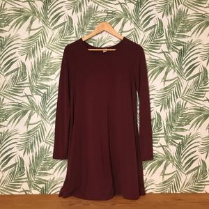 Old Navy Maroon Tunic Dress
